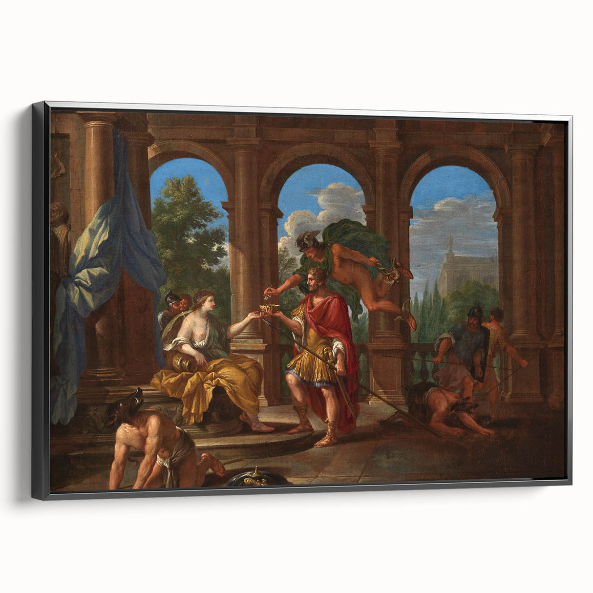 Classic Rococo Art Print – Timeless Antique Design for Home Décor