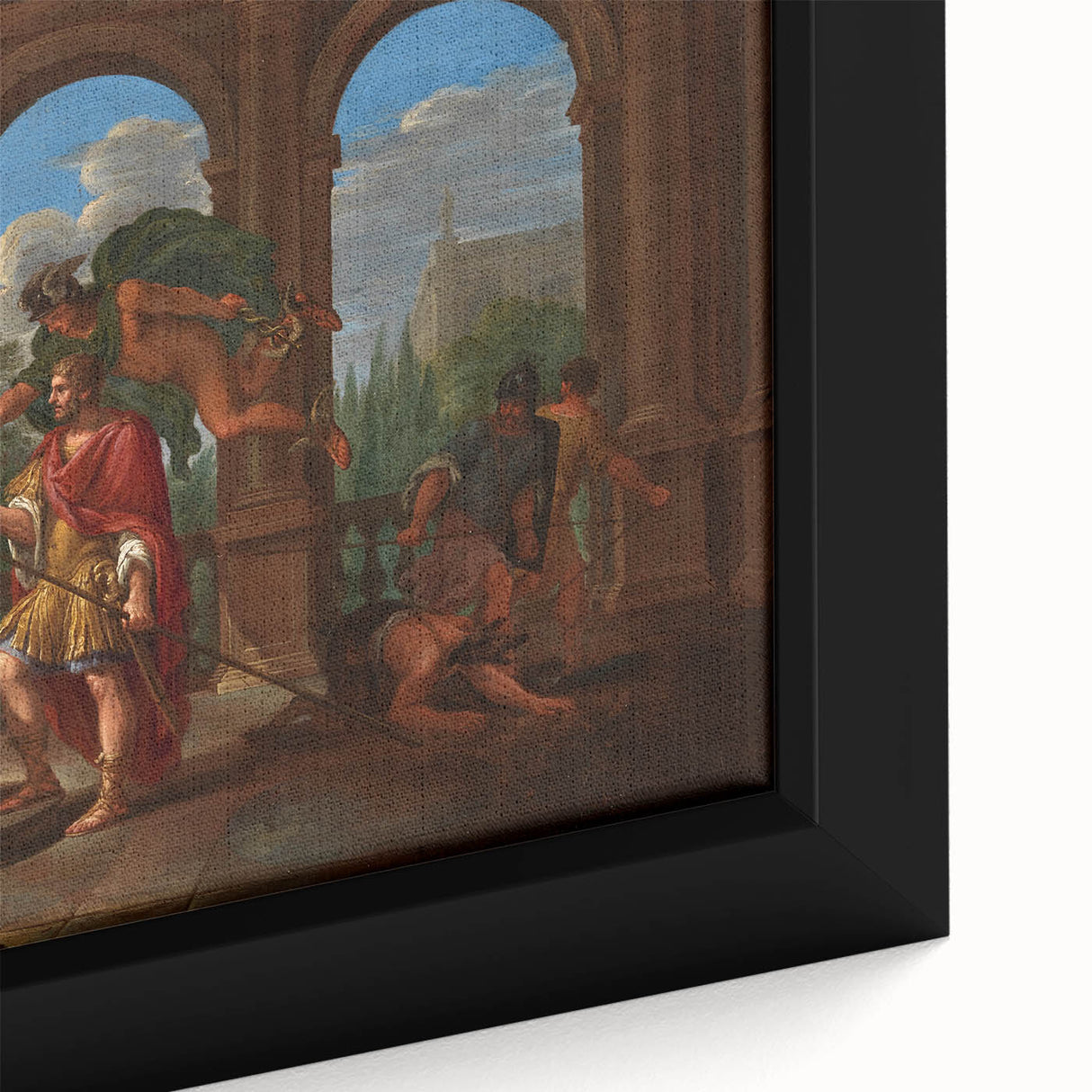 Classic Rococo Art Print – Timeless Antique Design for Home Décor
