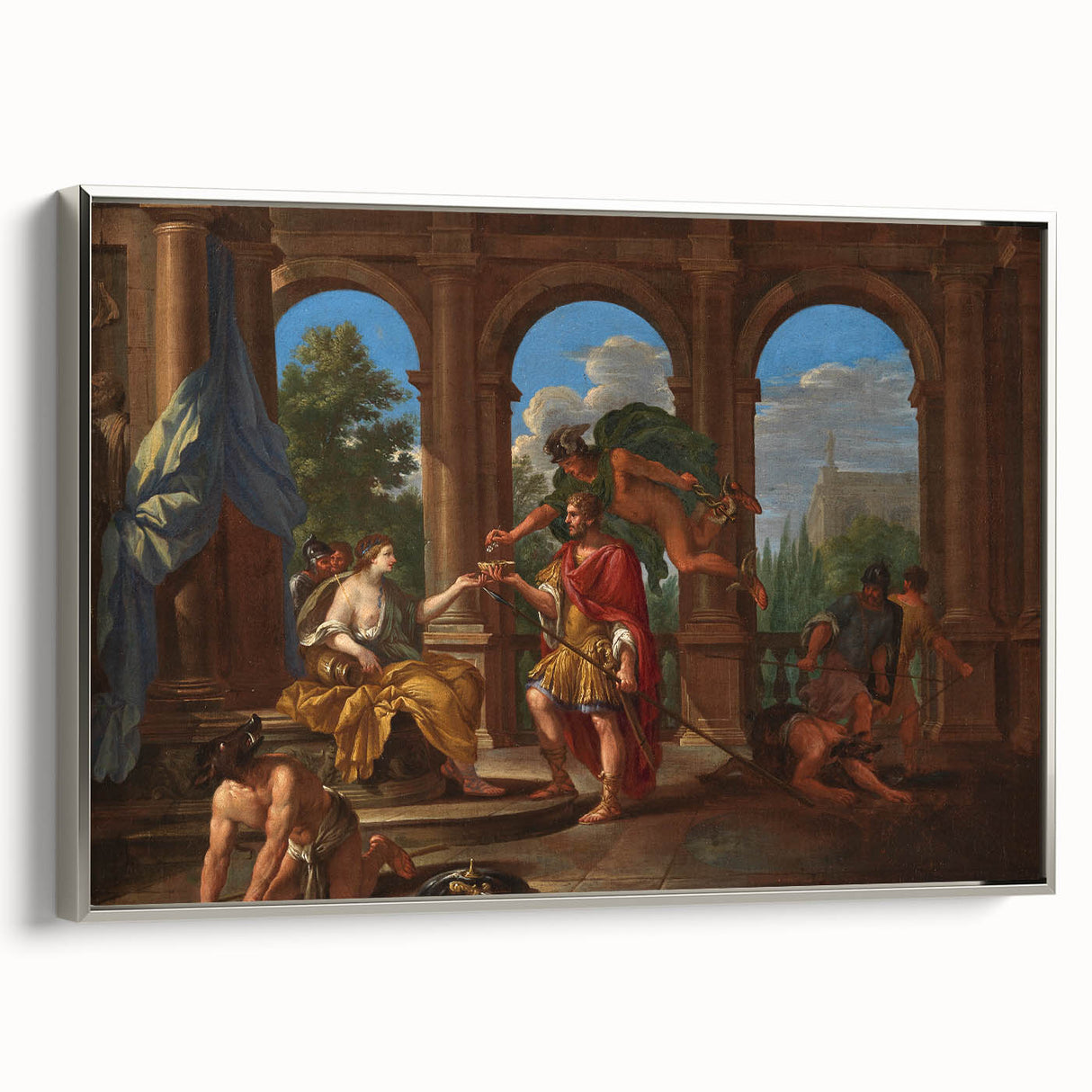 Classic Rococo Art Print – Timeless Antique Design for Home Décor