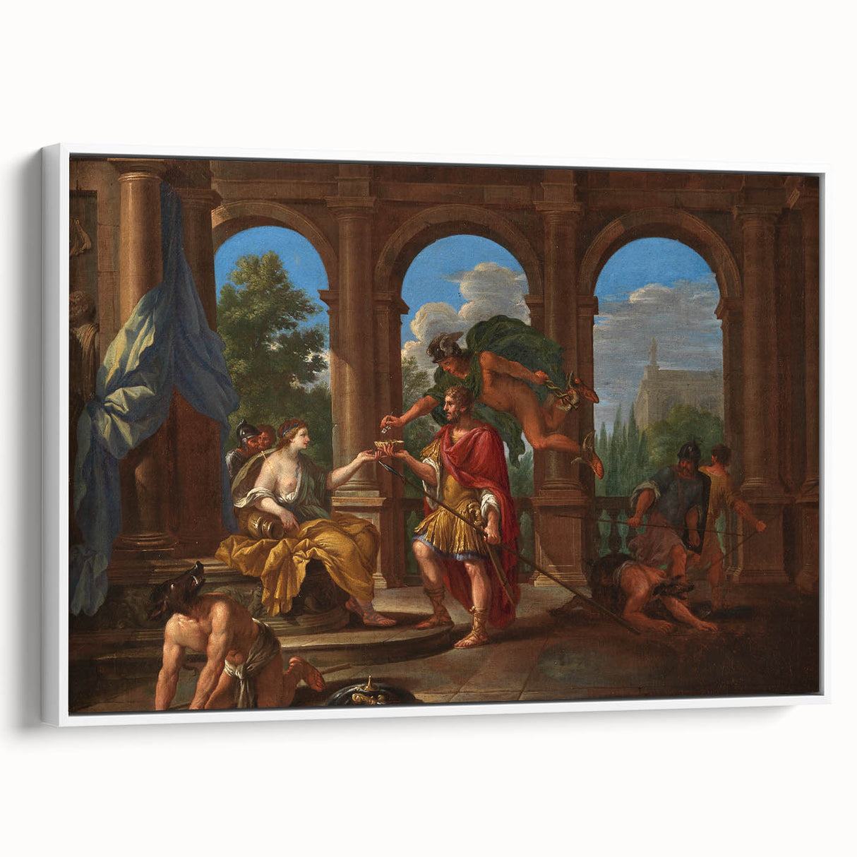 Classic Rococo Art Print – Timeless Antique Design for Home Décor