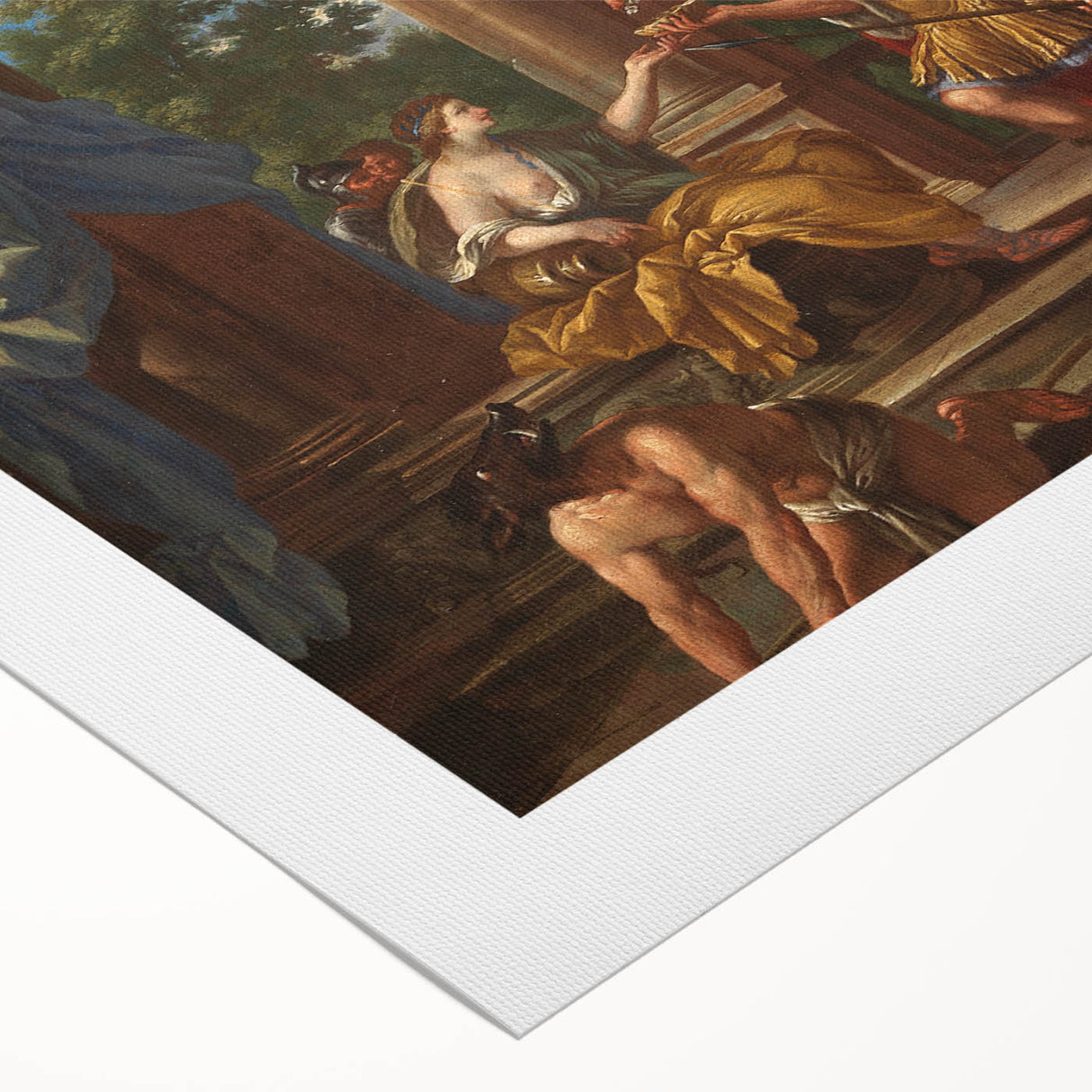 Classic Rococo Art Print – Timeless Antique Design for Home Décor