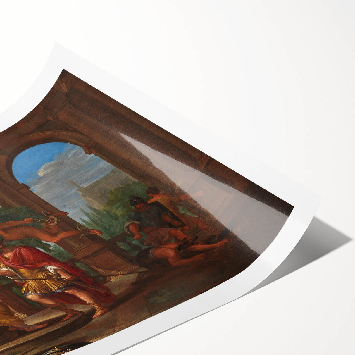 Classic Rococo Art Print – Timeless Antique Design for Home Décor