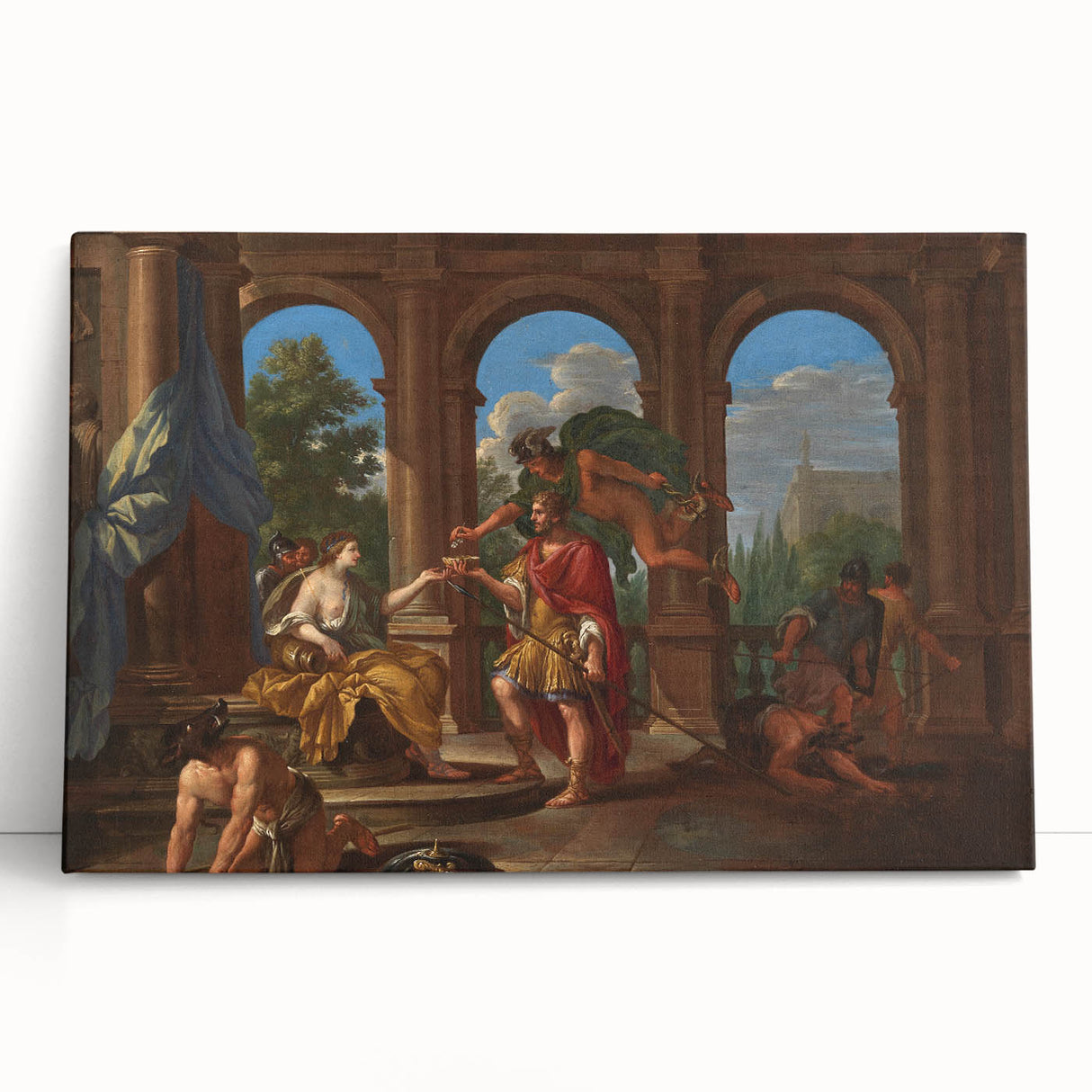 Classic Rococo Art Print – Timeless Antique Design for Home Décor
