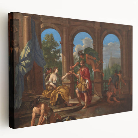 Classic Rococo Art Print – Timeless Antique Design for Home Décor
