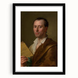 Neoclassical Art Print: Johann Winckelmann Portrait - Elegant Classicism