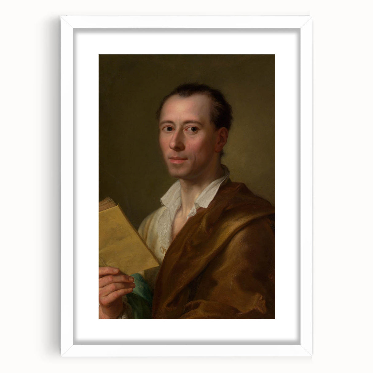 Neoclassical Art Print: Johann Winckelmann Portrait - Elegant Classicism