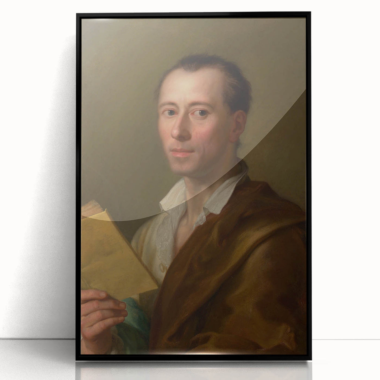 Neoclassical Art Print: Johann Winckelmann Portrait - Elegant Classicism