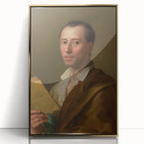 Neoclassical Art Print: Johann Winckelmann Portrait - Elegant Classicism