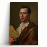 Neoclassical Art Print: Johann Winckelmann Portrait - Elegant Classicism