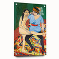 Vivid Expressionist Figures - Colorful Dance Training Canvas Print
