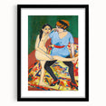 Vivid Expressionist Figures - Colorful Dance Training Canvas Print