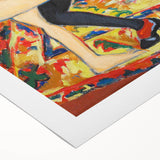 Vivid Expressionist Figures - Colorful Dance Training Canvas Print