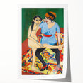 Vivid Expressionist Figures - Colorful Dance Training Canvas Print