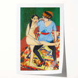 Vivid Expressionist Figures - Colorful Dance Training Canvas Print