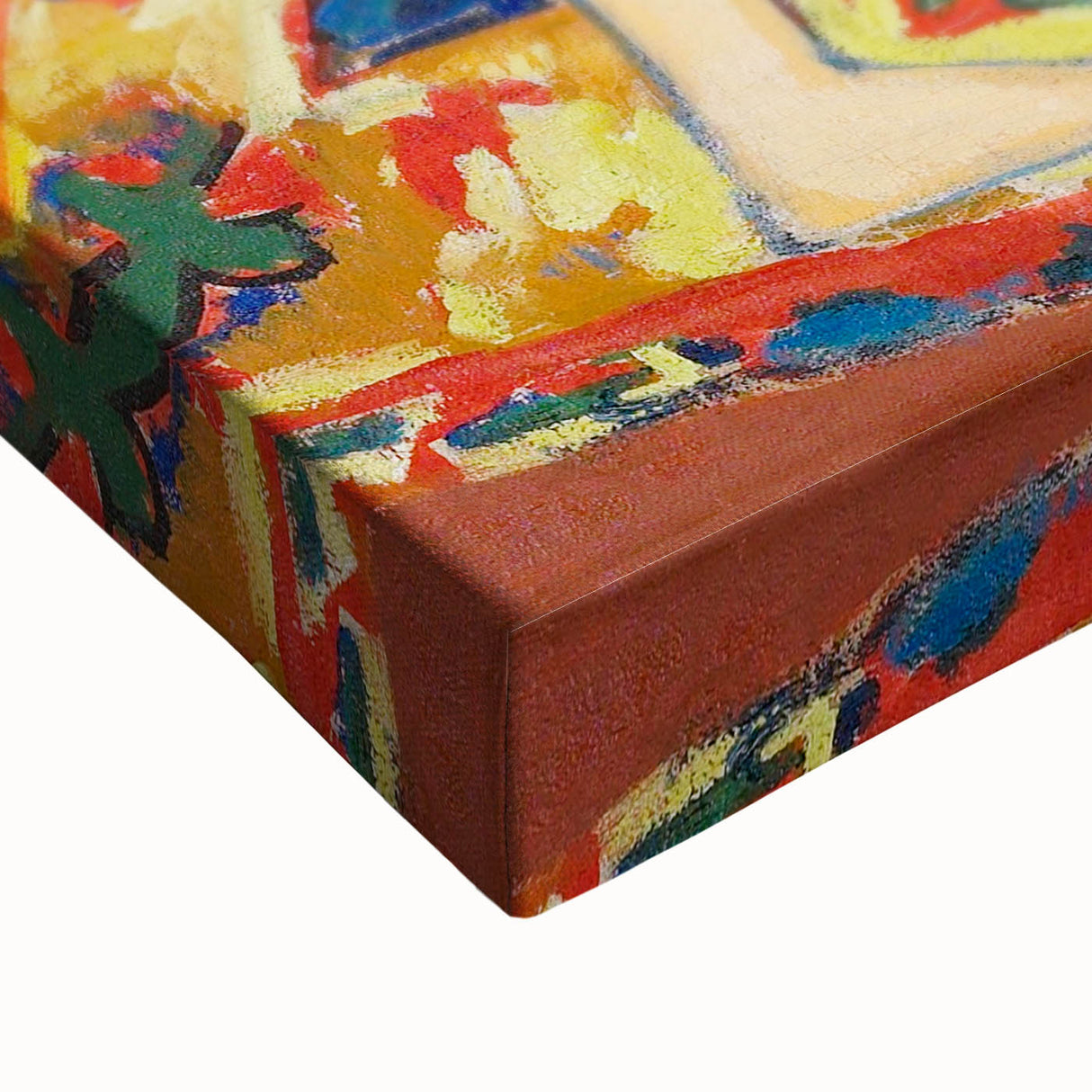Vivid Expressionist Figures - Colorful Dance Training Canvas Print