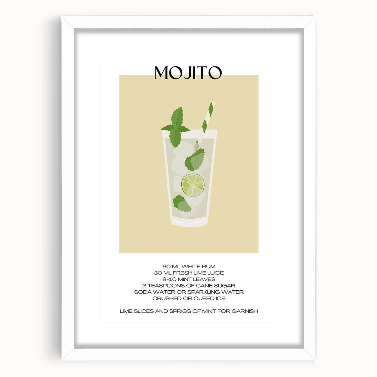 Abstract art print featuring swirling patterns in muted earth tones, framed with a white mat, suitable for dining room decor.