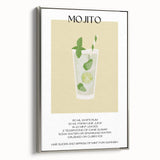 Landscape art painting of colorful food and drinks on black background, framed canvas, ideal for kitchen decor.