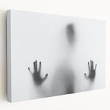 Halloween Canvas Art - Eerie Shadowy Silhouette