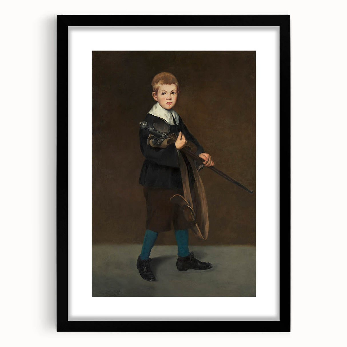 Édouard Manet's Boy with a Sword - Classic Impressionist Portrait Art