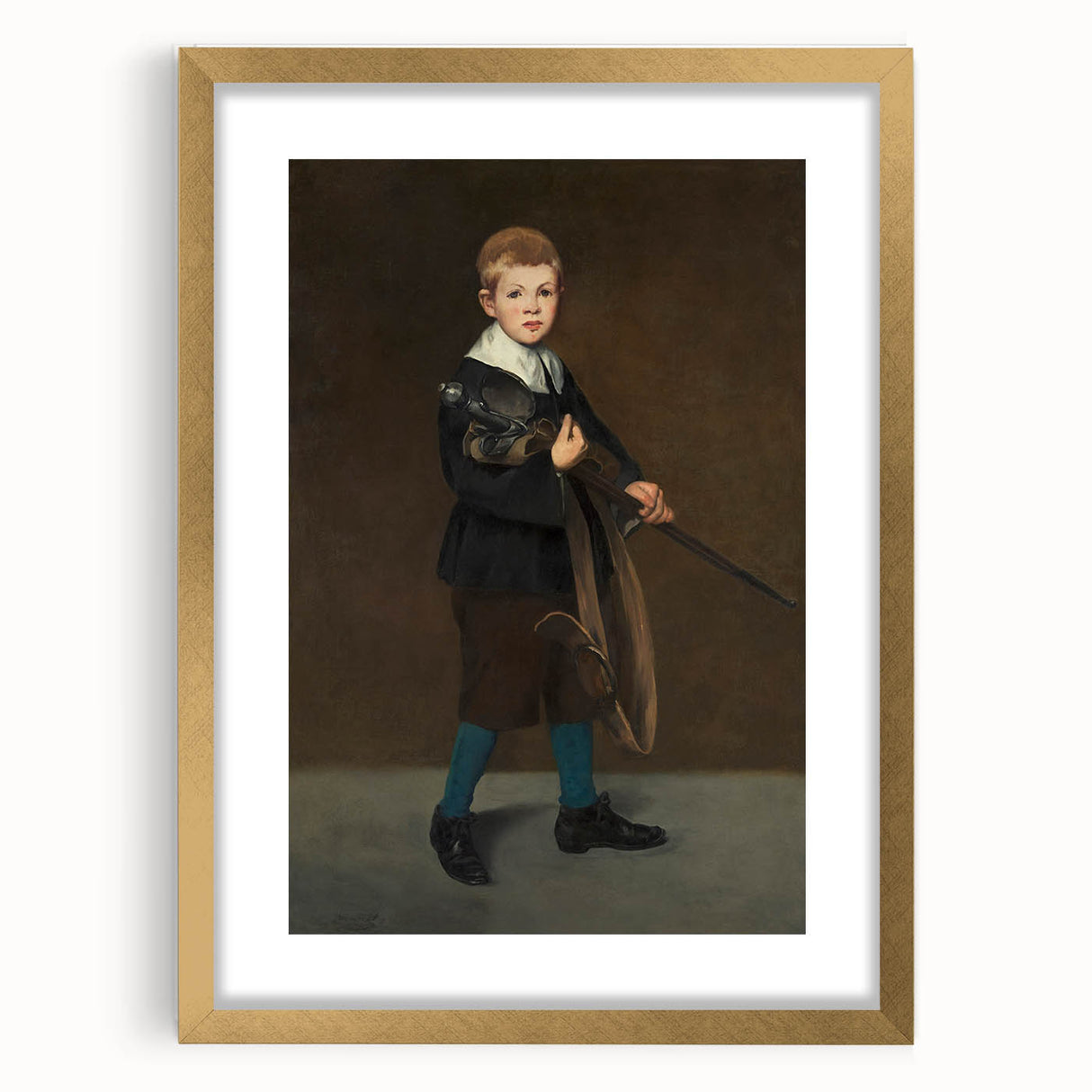 Édouard Manet's Boy with a Sword - Classic Impressionist Portrait Art