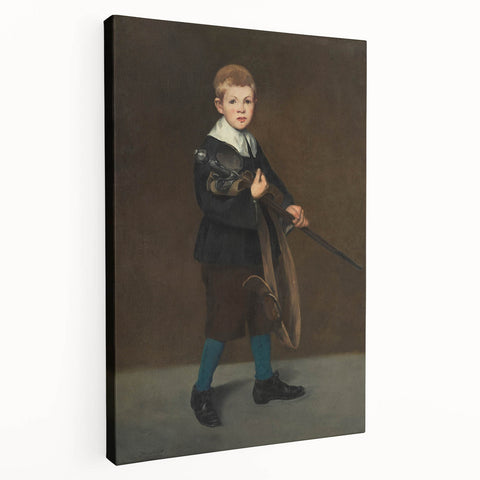 Édouard Manet's Boy with a Sword - Classic Impressionist Portrait Art