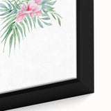 Girls Room Wall Art – Tropical Floral Watercolor Nursery Print