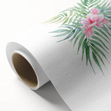 Girls Room Wall Art – Tropical Floral Watercolor Nursery Print