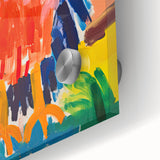 Stretched Canvas Art for Kids – Colorful Eagle Nursery Print