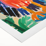 Stretched Canvas Art for Kids – Colorful Eagle Nursery Print