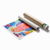 Stretched Canvas Art for Kids – Colorful Eagle Nursery Print