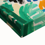 Stretched Canvas Art for Kids – Colorful Eagle Nursery Print