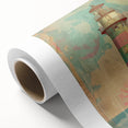 Rolled canvas featuring a serene lighthouse landscape wall art design, showcasing vibrant colors and intricate details, perfect for coastal-themed home decor.
