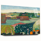 Modern Wall Art Print - Haystacks in Brittany by Gauguin - Pastoral Decor