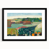 Modern Wall Art Print - Haystacks in Brittany by Gauguin - Pastoral Decor