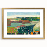 Modern Wall Art Print - Haystacks in Brittany by Gauguin - Pastoral Decor