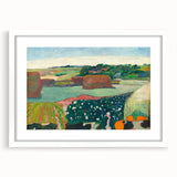 Modern Wall Art Print - Haystacks in Brittany by Gauguin - Pastoral Decor