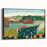 Modern Wall Art Print - Haystacks in Brittany by Gauguin - Pastoral Decor