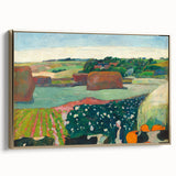 Modern Wall Art Print - Haystacks in Brittany by Gauguin - Pastoral Decor