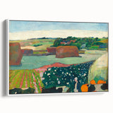 Modern Wall Art Print - Haystacks in Brittany by Gauguin - Pastoral Decor