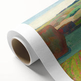 Modern Wall Art Print - Haystacks in Brittany by Gauguin - Pastoral Decor