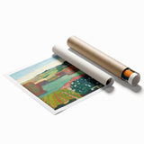 Modern Wall Art Print - Haystacks in Brittany by Gauguin - Pastoral Decor