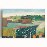 Modern Wall Art Print - Haystacks in Brittany by Gauguin - Pastoral Decor