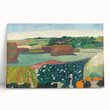 Modern Wall Art Print - Haystacks in Brittany by Gauguin - Pastoral Decor