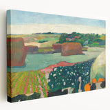Modern Wall Art Print - Haystacks in Brittany by Gauguin - Pastoral Decor