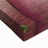 Large art depicting a close-up floral landscape in black and white on stretched canvas, ideal for bedroom wall decor.