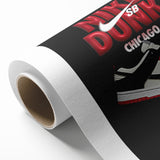 Nike Dunk SB Chicago Pop Art Wall Art – Bold Red, Black, White Canvas