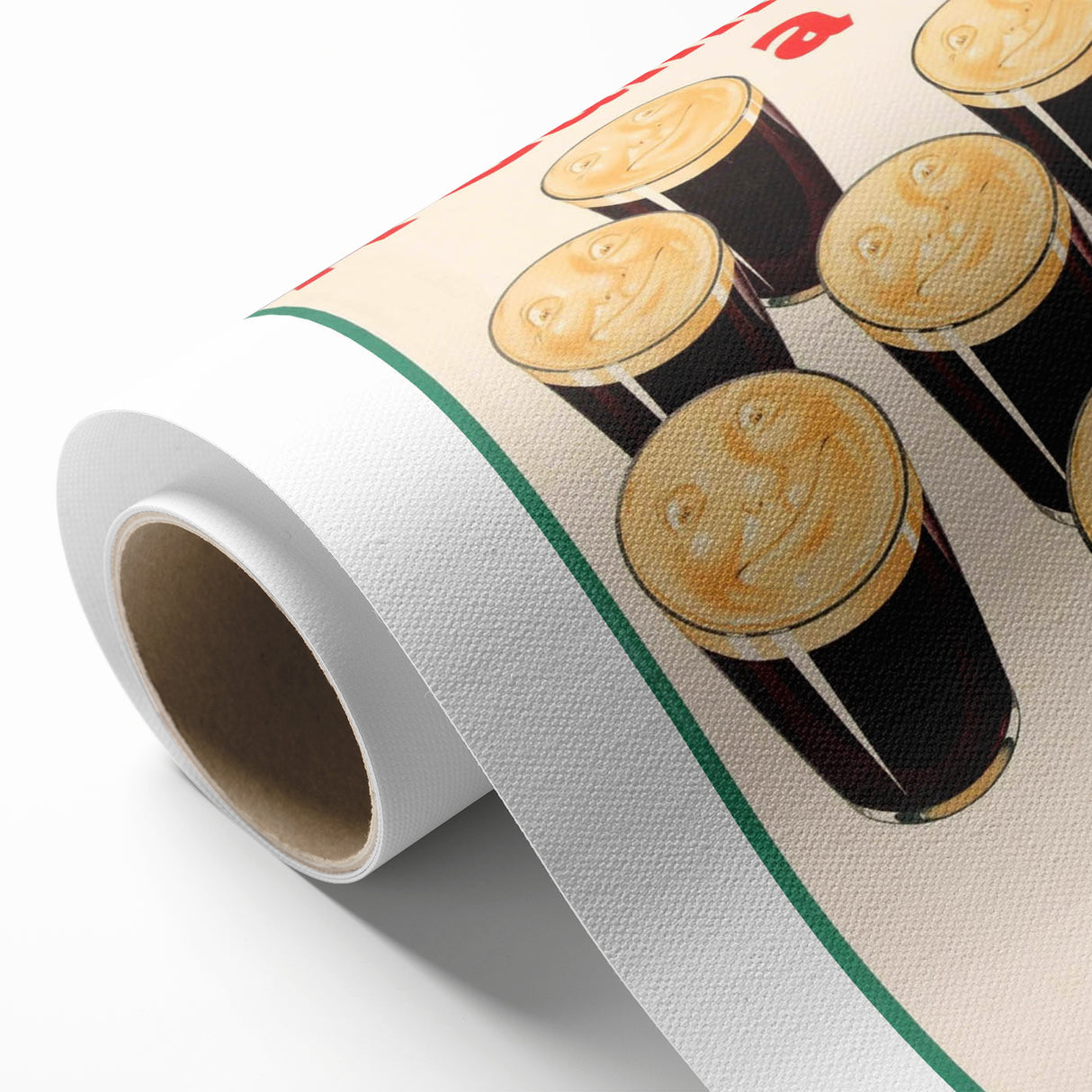 Retro Guinness Smiling Pints Poster - Vintage Bar Wall Art