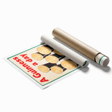 Retro Guinness Smiling Pints Poster - Vintage Bar Wall Art