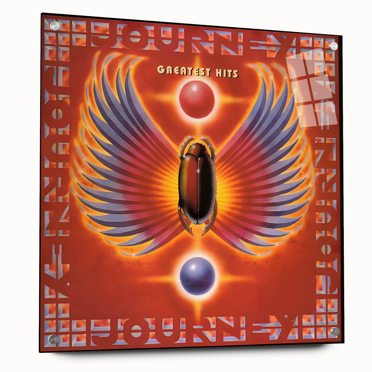 Retro Journey Greatest Hits Poster - Vintage Prints for Wall Art