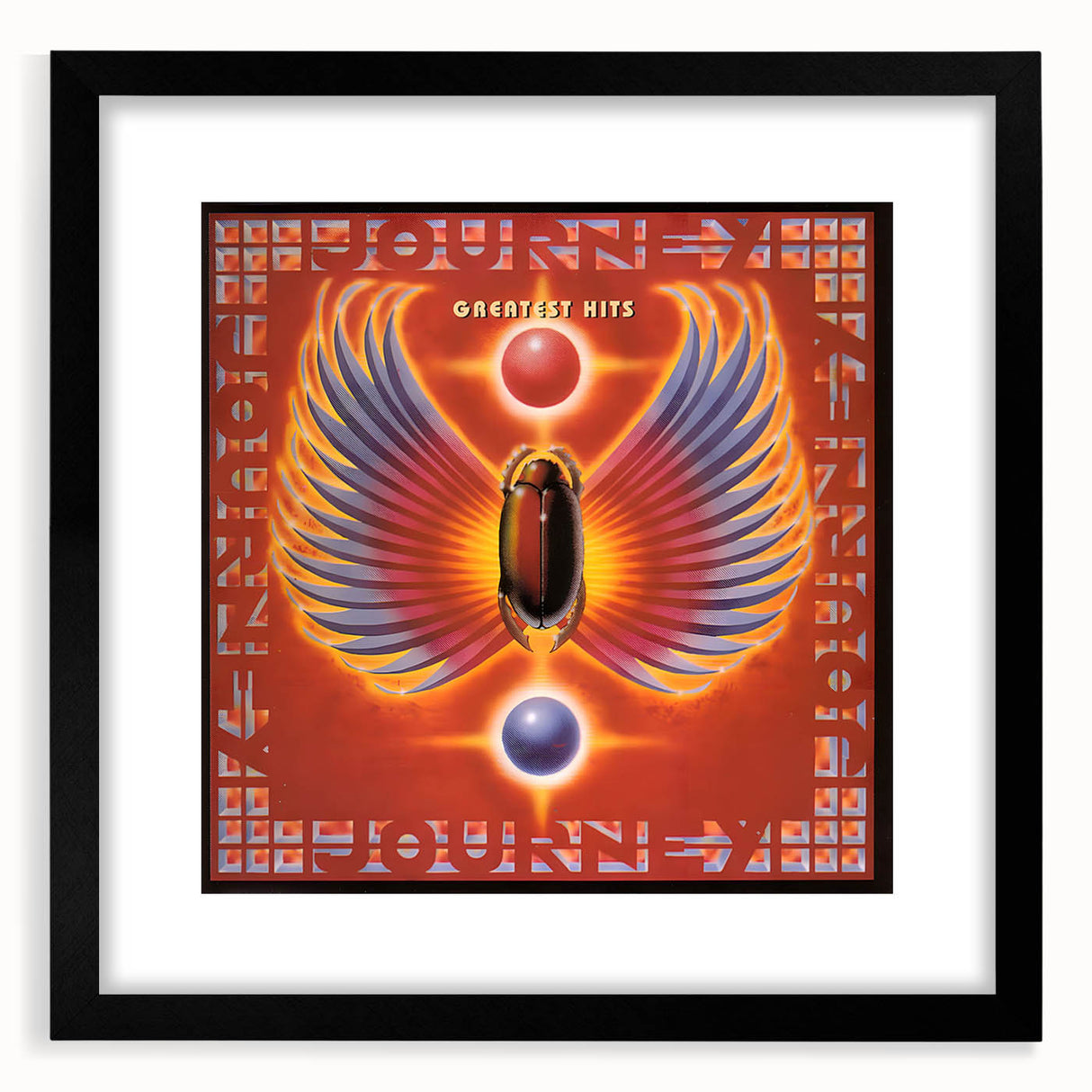 Retro Journey Greatest Hits Poster - Vintage Prints for Wall Art